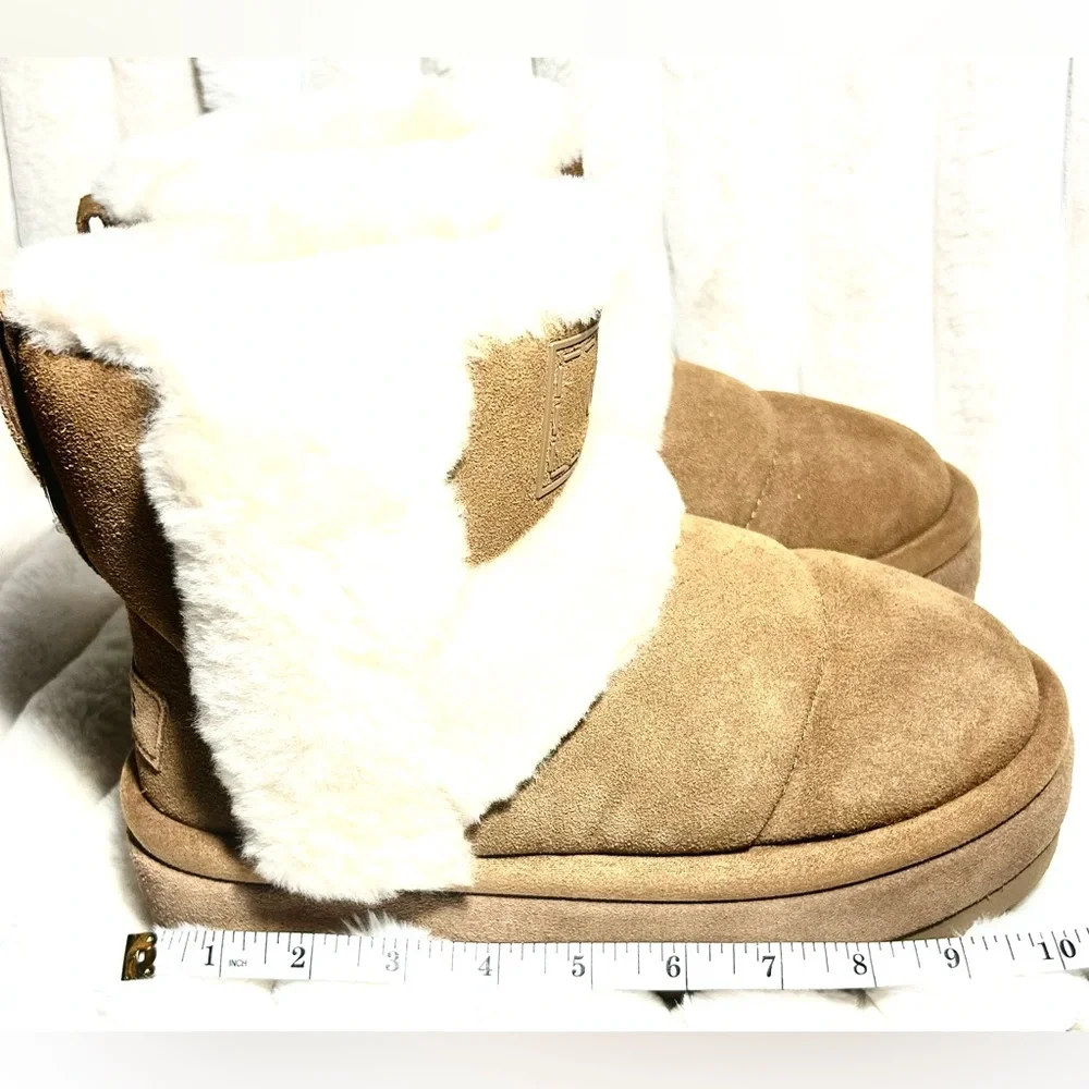 BRAND NEW…UGG Chestnut Suede Classic Chillapeak  Ankle Boots size 7 - Picture 10 of 10